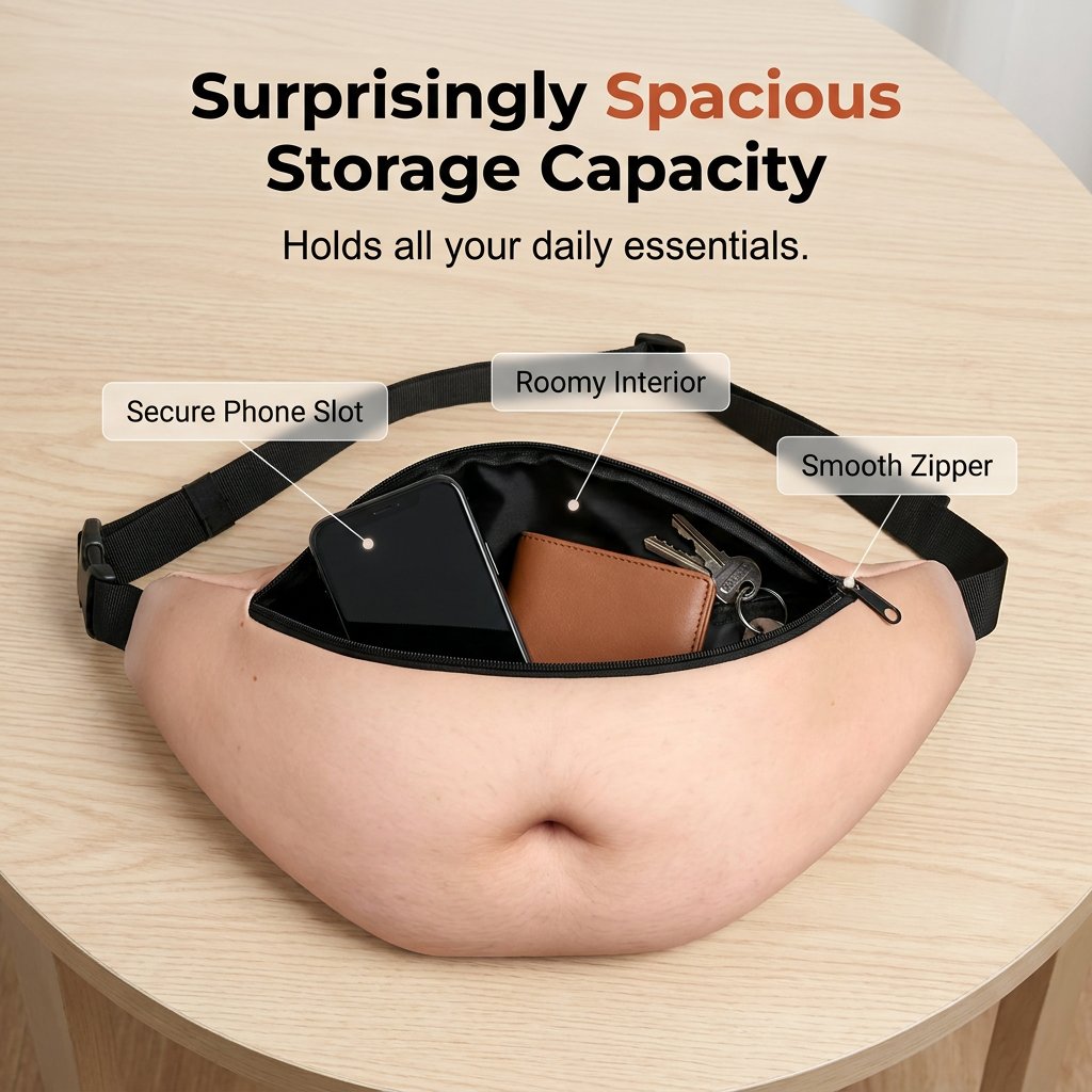 Oohho™ Funny Pot-Belly Waist Pack — A Hilarious Gag Gift