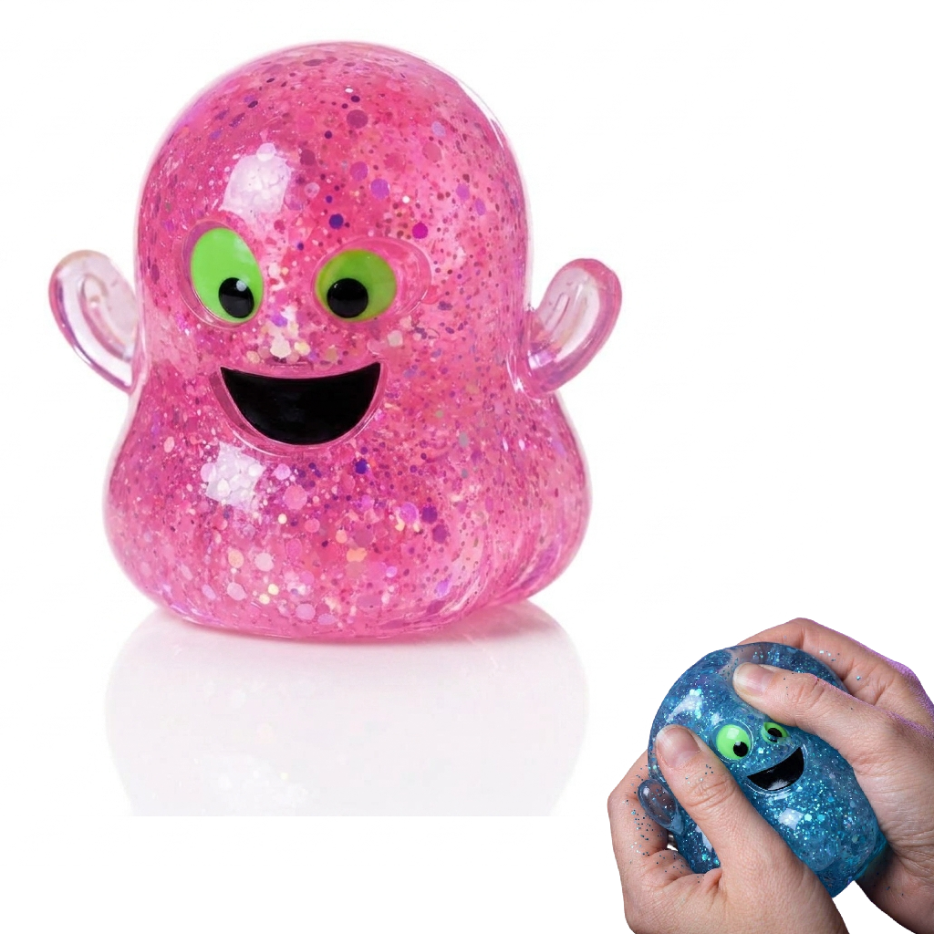 Stress-relieving ghost-shaped slow-rebound soft and cute fingertip toy