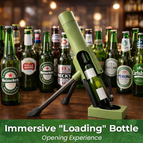Beer Bottle Mortar Bottle Opener🍺