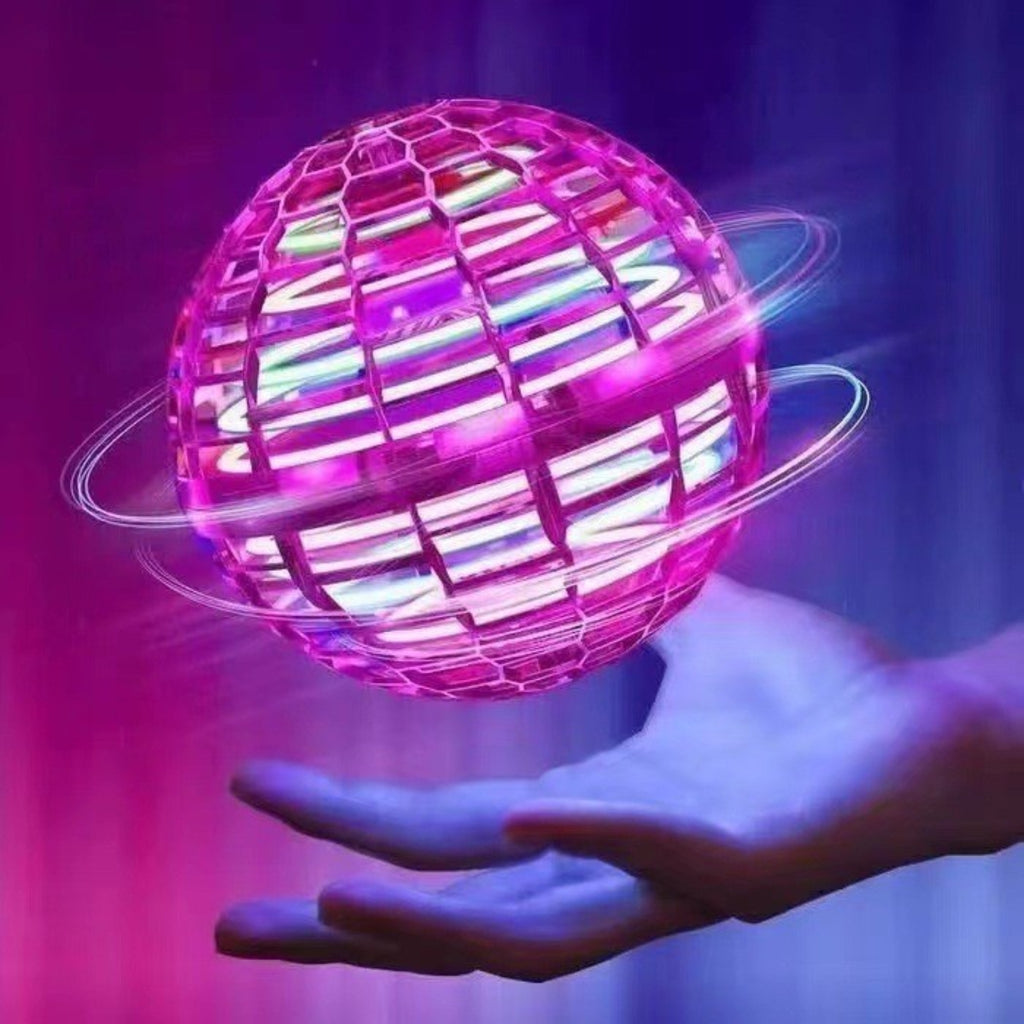 Levitating spinning flying ball