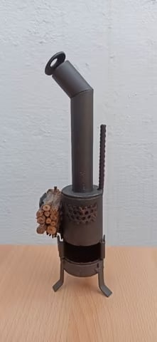 🔥Mini Decorative Stove – Handmade, Rustic Charm