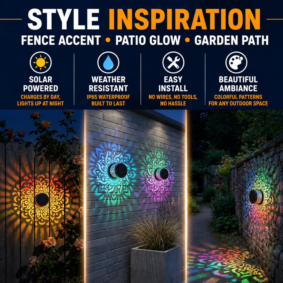Oohho™ – Solar Garden Art Light (2-Pack)