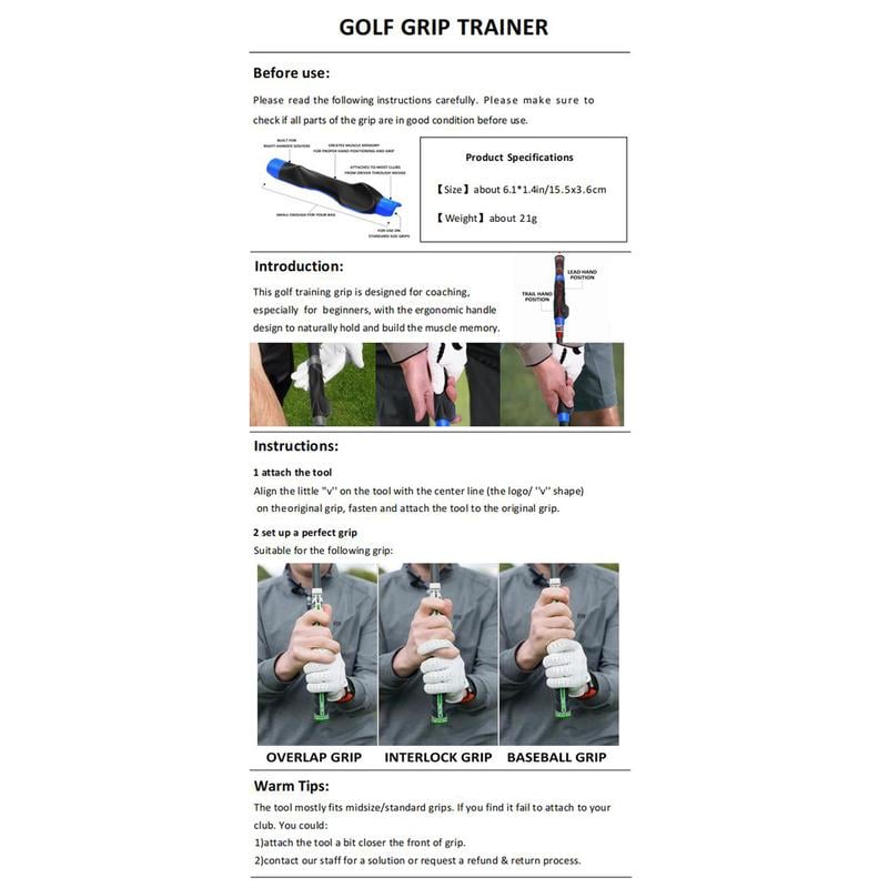 🔥HOT SALE 49% OFF - ⛳ Master the Pro Grip 🏌️‍♂️ Golf Grip Training Aid – Precision Hand Positioner for Consistent Swings