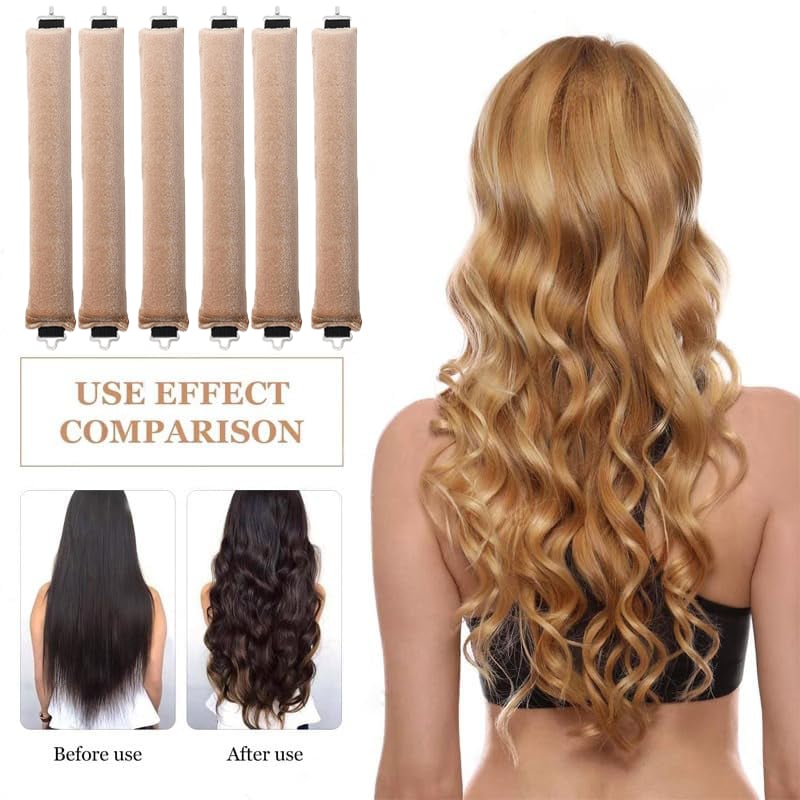 ✨ 1.2in Thickened Velvet Heatless Curler | No Heat No Damage ✨