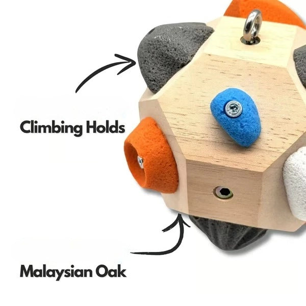 🧗‍♀️Handcrafted Boulder Block - Build Strength and Precision