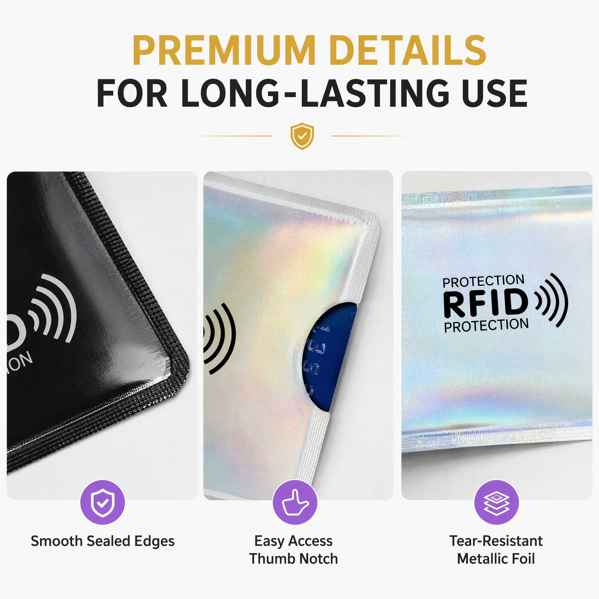 RFID Blocking Sleeves – Stop Card Skimming Instantly