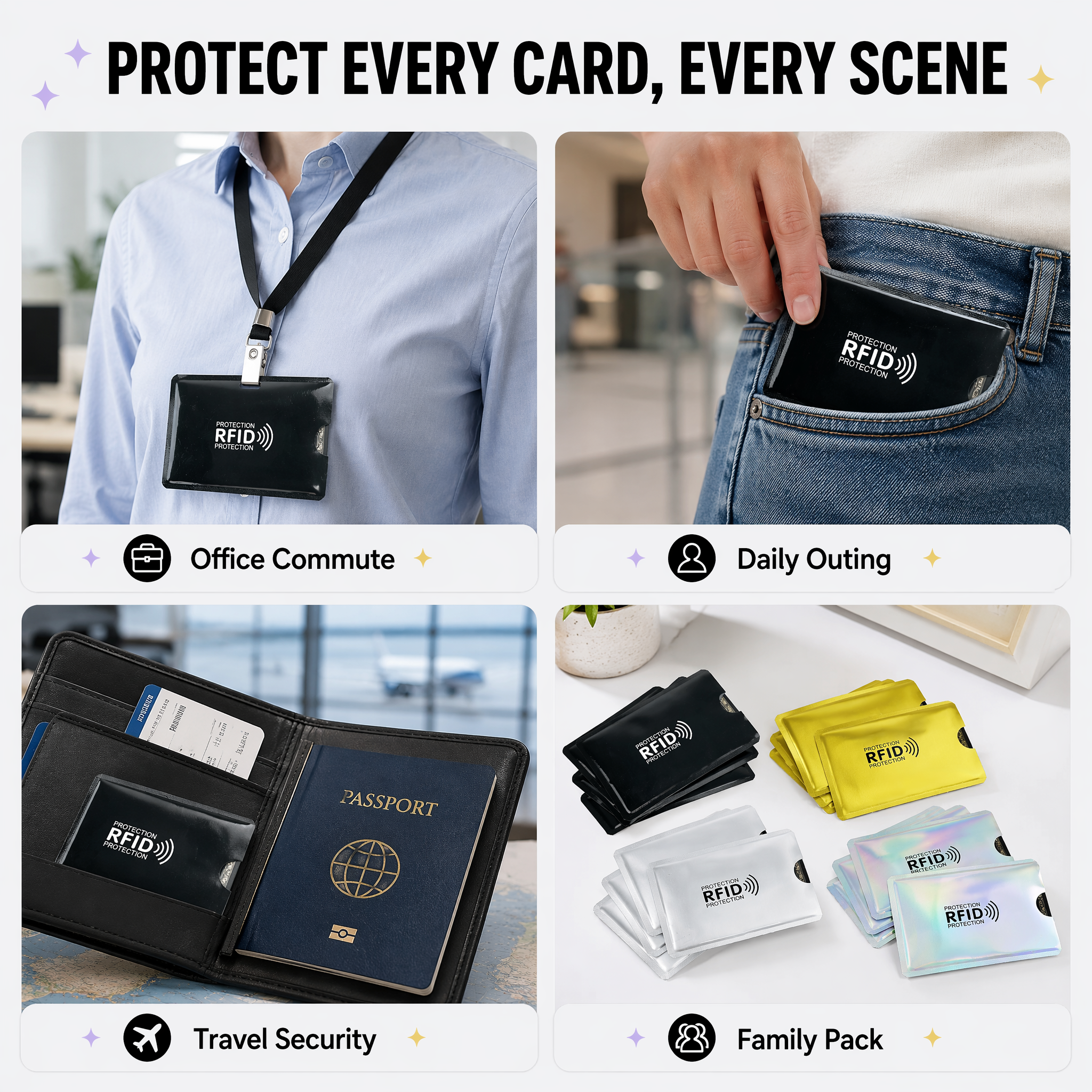 RFID Blocking Sleeves – Stop Card Skimming Instantly