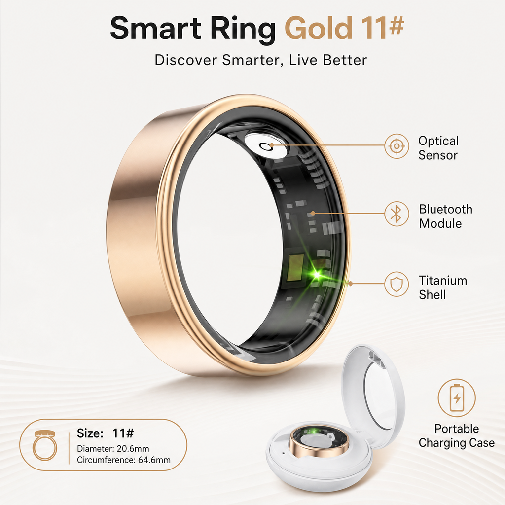 Smart Ring Health and Activity Tracker