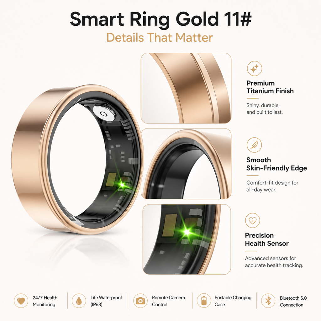 Smart Ring Health and Activity Tracker