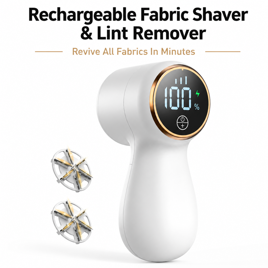 LED digital display rechargeable three-speed adjustable lint remover