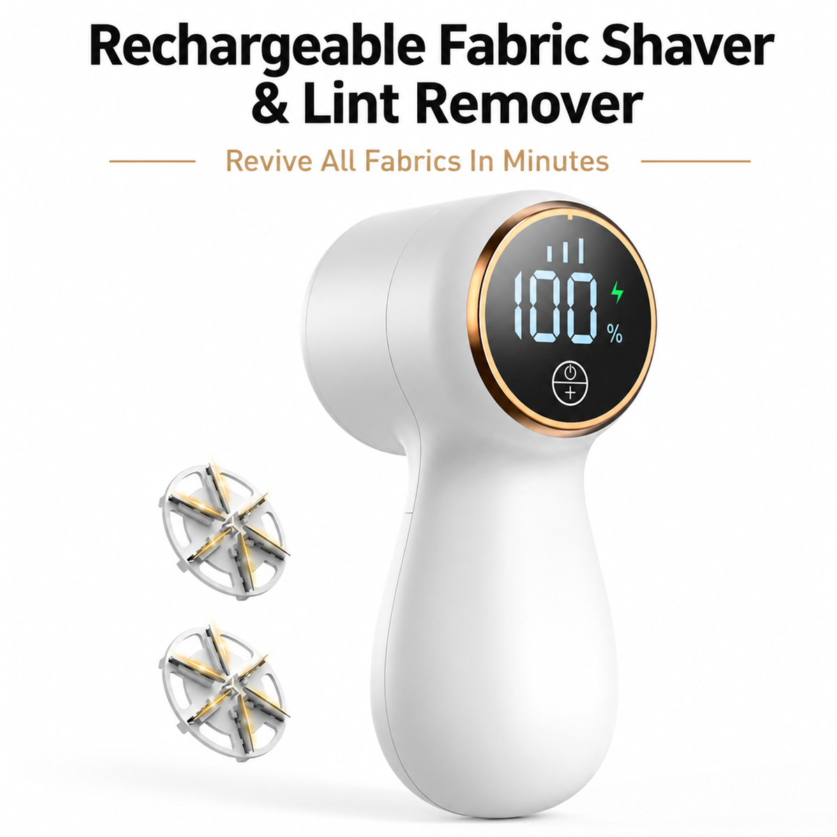 LED digital display rechargeable three-speed adjustable lint remover