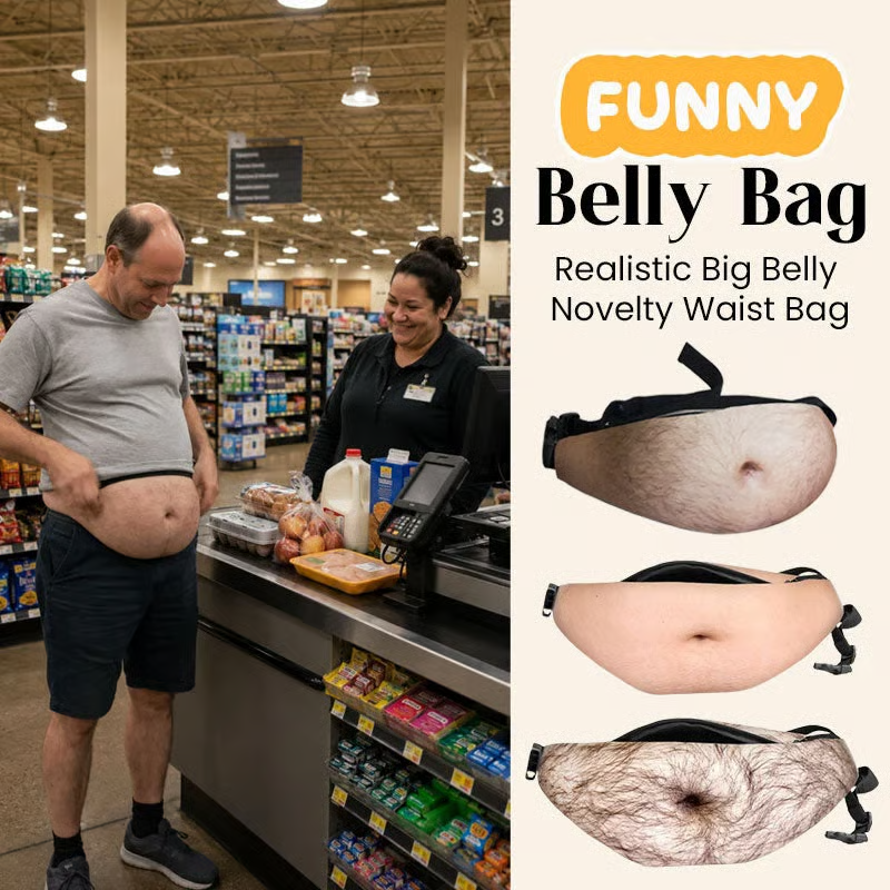 Oohho™ Funny Pot-Belly Waist Pack — A Hilarious Gag Gift