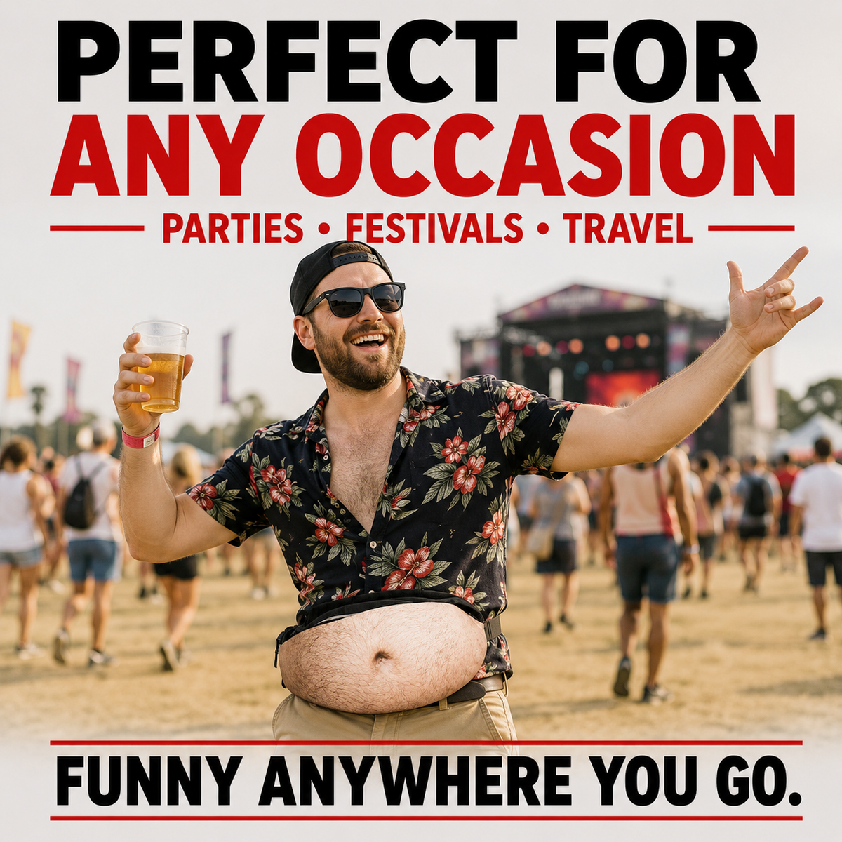 Oohho™ Funny Pot-Belly Waist Pack — A Hilarious Gag Gift