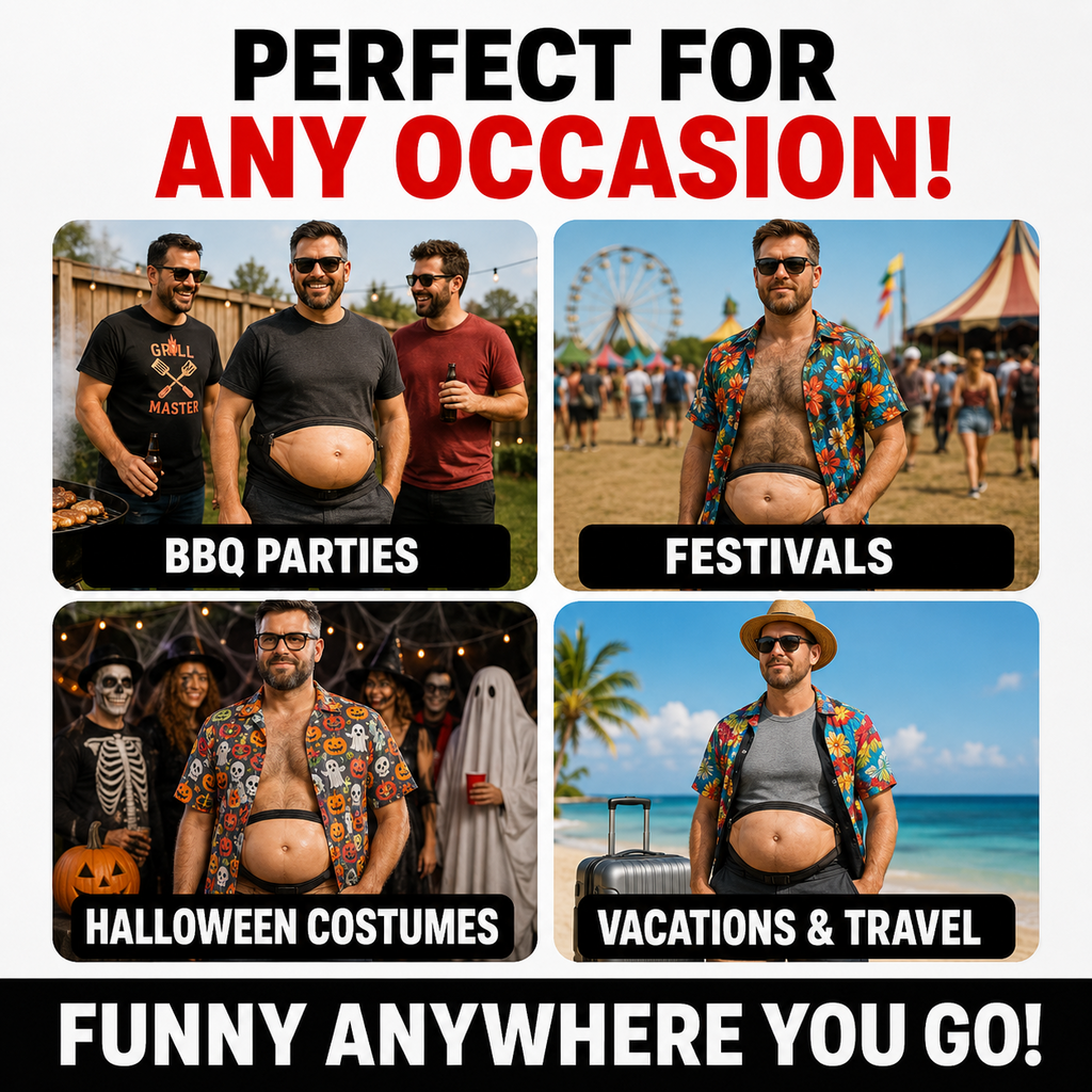 Oohho™ Funny Pot-Belly Waist Pack — A Hilarious Gag Gift