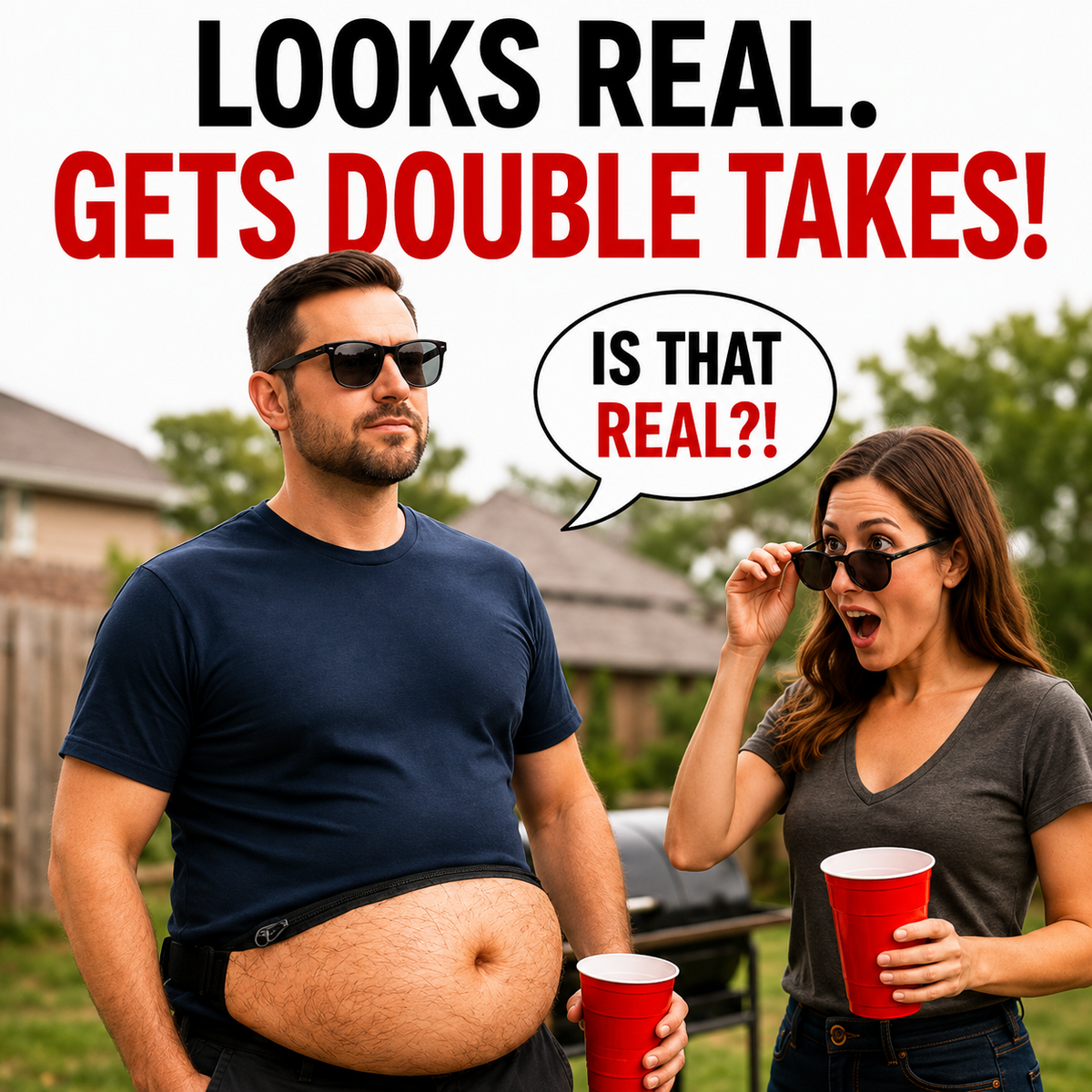 Oohho™ Funny Pot-Belly Waist Pack — A Hilarious Gag Gift