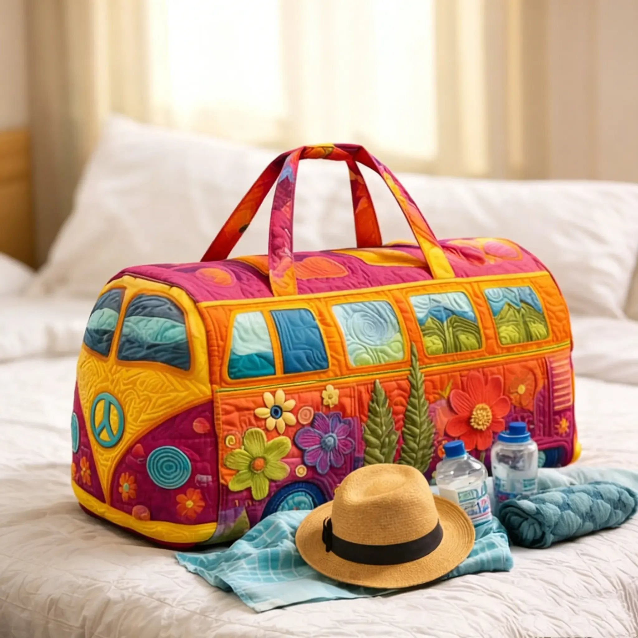 🔥HOT SALE 49% OFF🌿Unisex Boho Quilted Weekender Travel Bag✨
