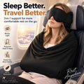 ✈️ 49% OFF 3-in-1 Travel Sleep Support – Blackout Eye Mask & Head Support
