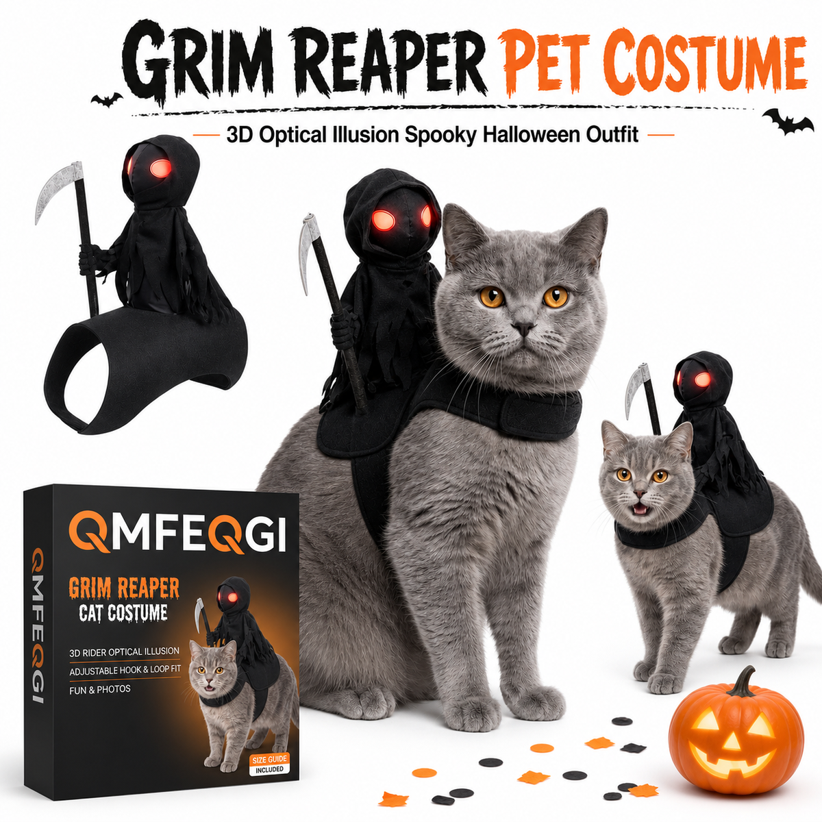 Halloween Pet Death Knight Riding Suit