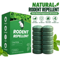 12 Packs of Natural Rodent Repellent (Containing Camphor and Peppermint Oil)