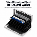 Stainless Steel RFID Blocking Card Holder