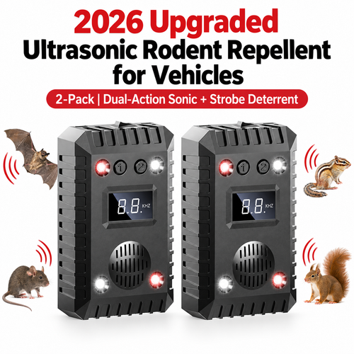 2026 Model Ultrasonic Rodent Repeller for Vehicle Engines
