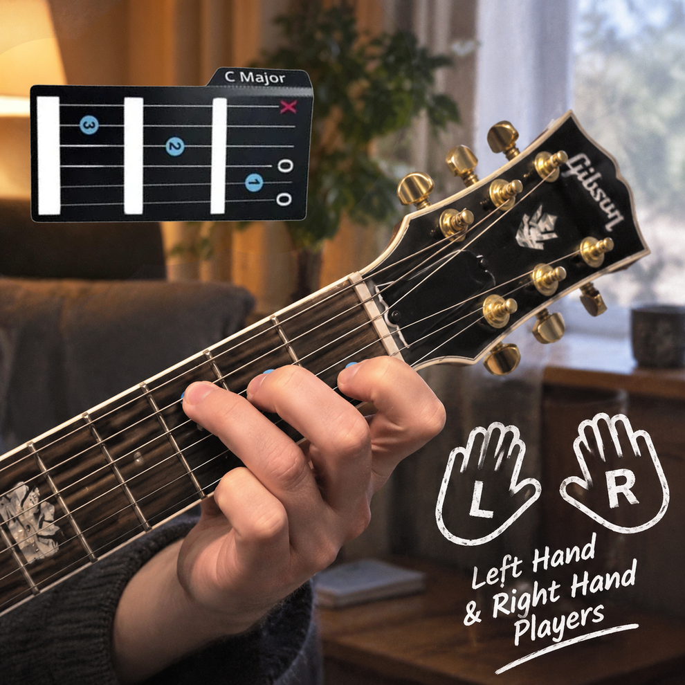 💯🎸✨ Guitar Chord Cards — Learn Chords Faster & Master Your Guitar Skills Easier!