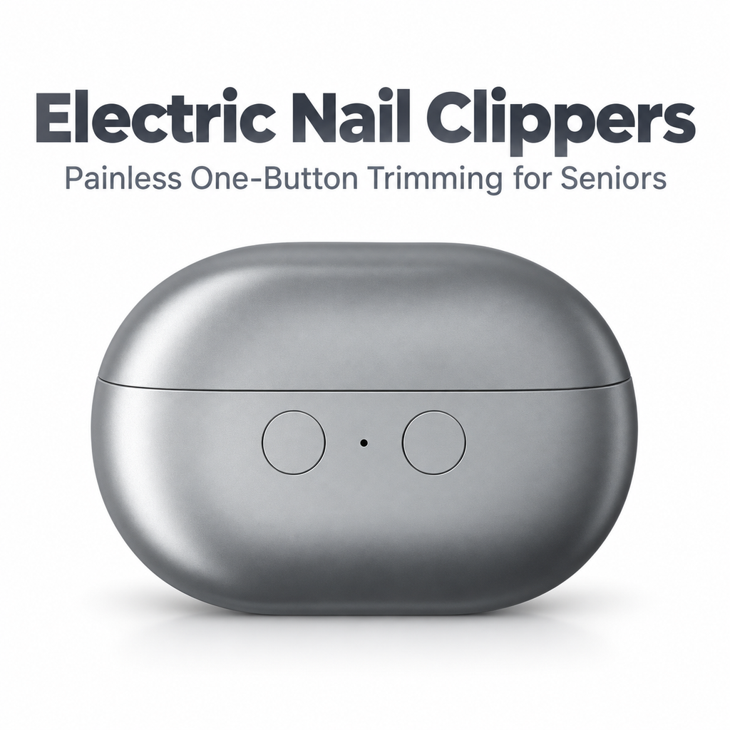 Electric Nail Clipper with LED Light