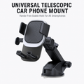 Telescopic car phone holder