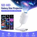 Holographic Galaxy Starry Night Light Projector