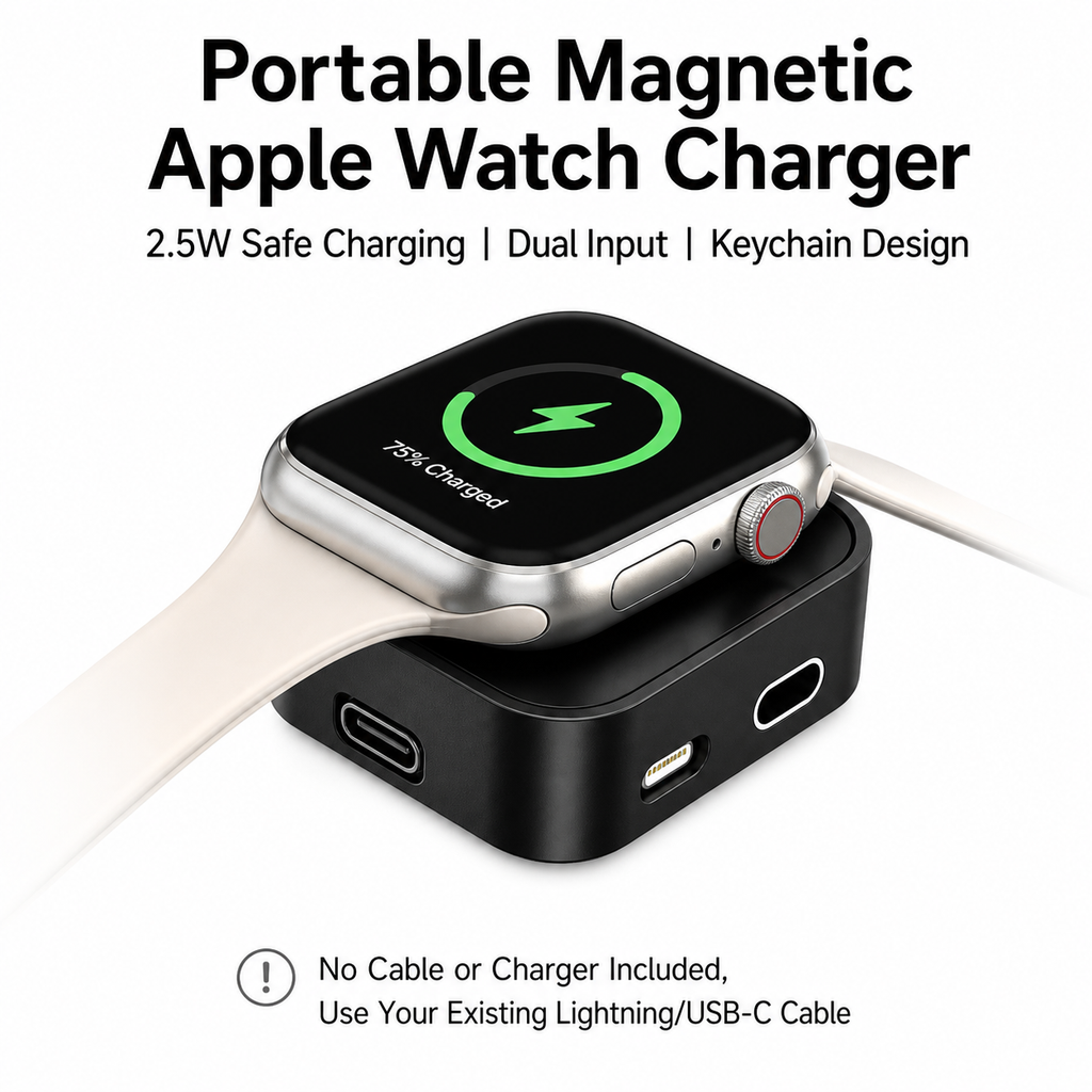 Watch charger: 2.5W magnetic wireless charger