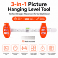 3-in-1 Picture Hanging Tool with Built-in Level
