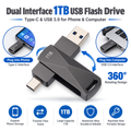Dual interface U disk Type-c+USB 3.0 U disk