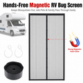 Magnetic Suction Hook‑Style Mosquito-Proof Door Curtain for RV