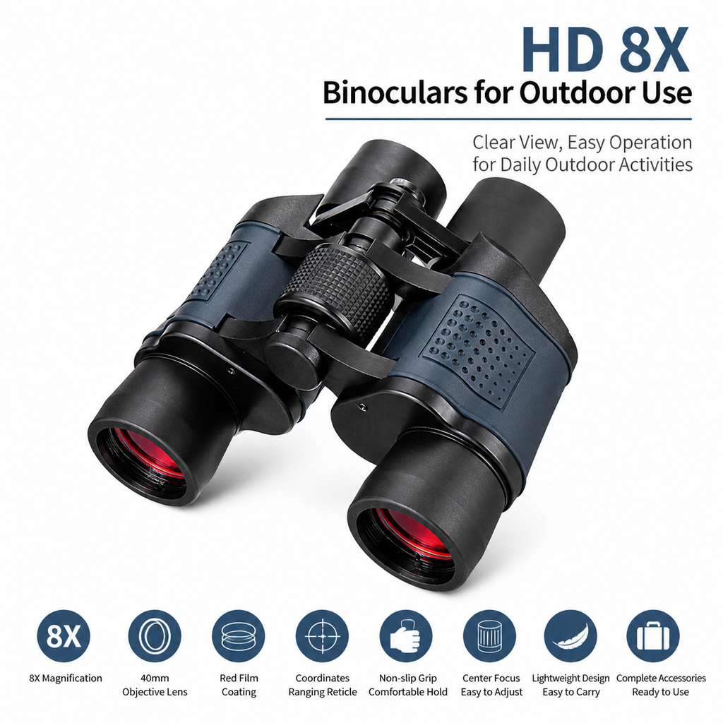Coordinates 60X60 binoculars high definition high power night vision red film outdoor