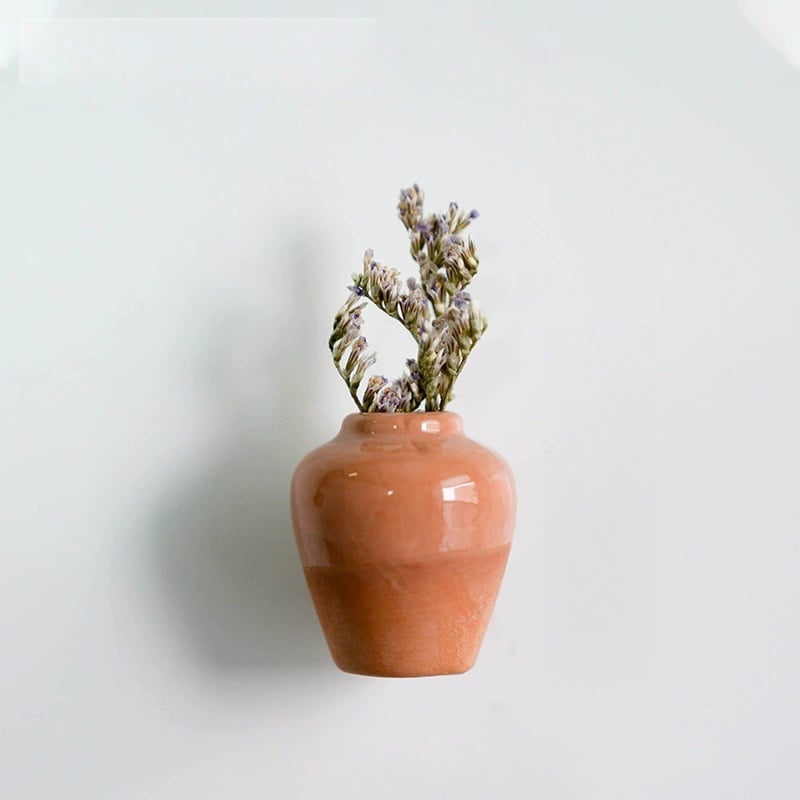🔥LAST DAY 49% OFF🌸Cute Plant Ceramic Vase Fridge Magnets