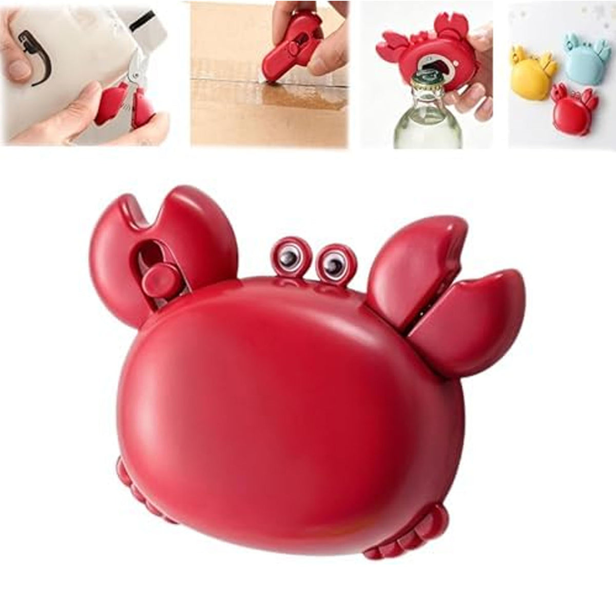 Compact 4-in-1 Kitchen Gadget with Bottle and Jar Opener