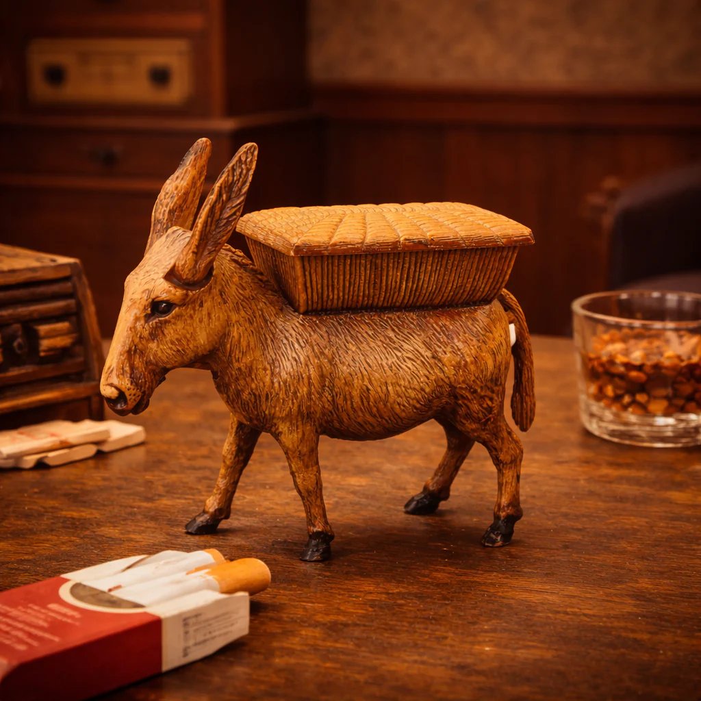 Vintage Donkey Cigarette Dispenser