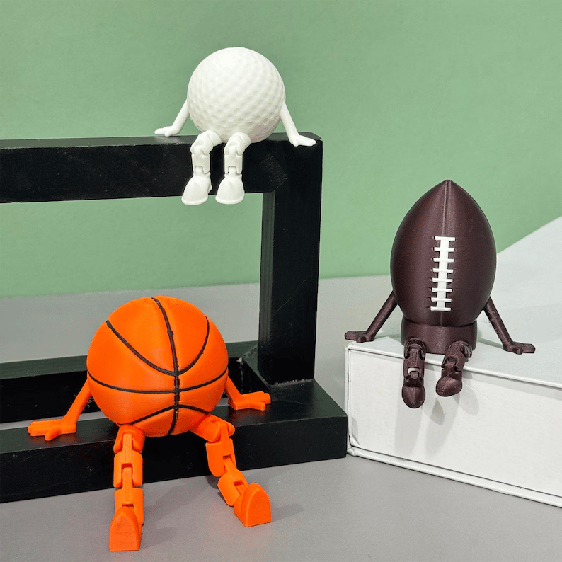 🔥LAST DAY 49% OFF💖3D Printed Golf Ball Desk Buddy