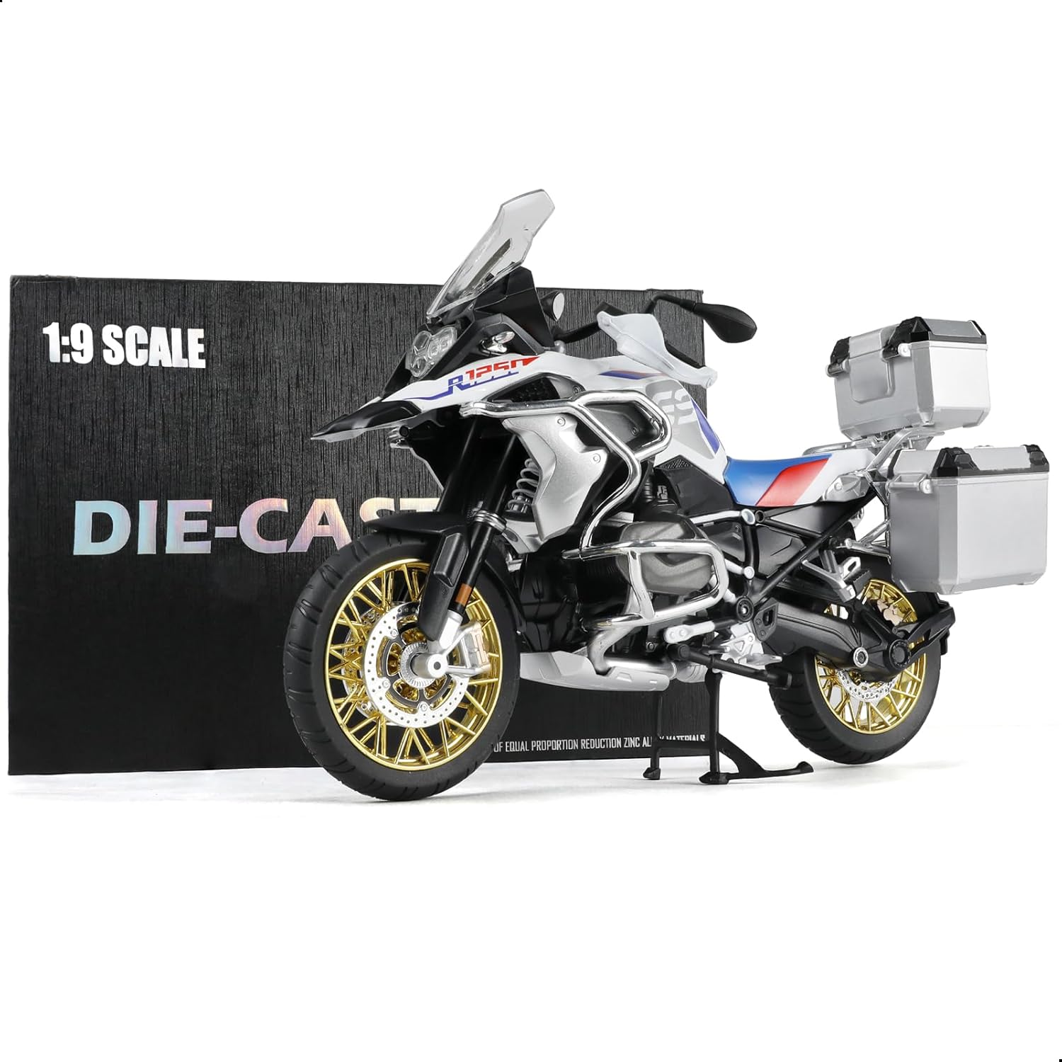 1:9 Motorcycle Model for BMW R125 Metal Die-cast Motorcycle Model No Assembly Required Mini Finished Moto Classic Collection Gift for Adult