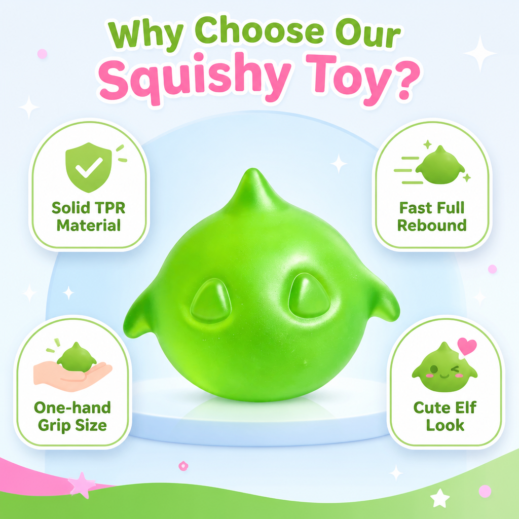 Elf slow rebound pinch music toy