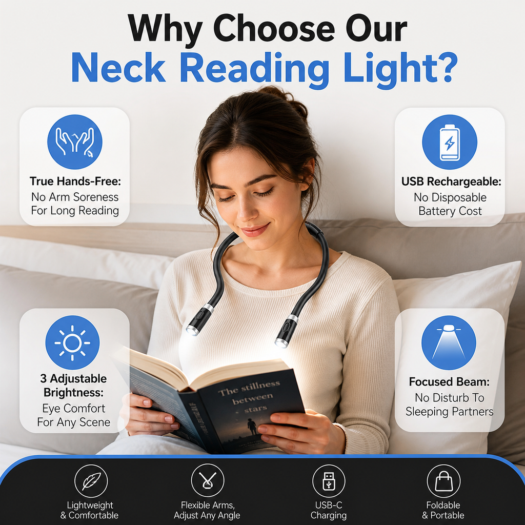 Rechargeable LED Book Light