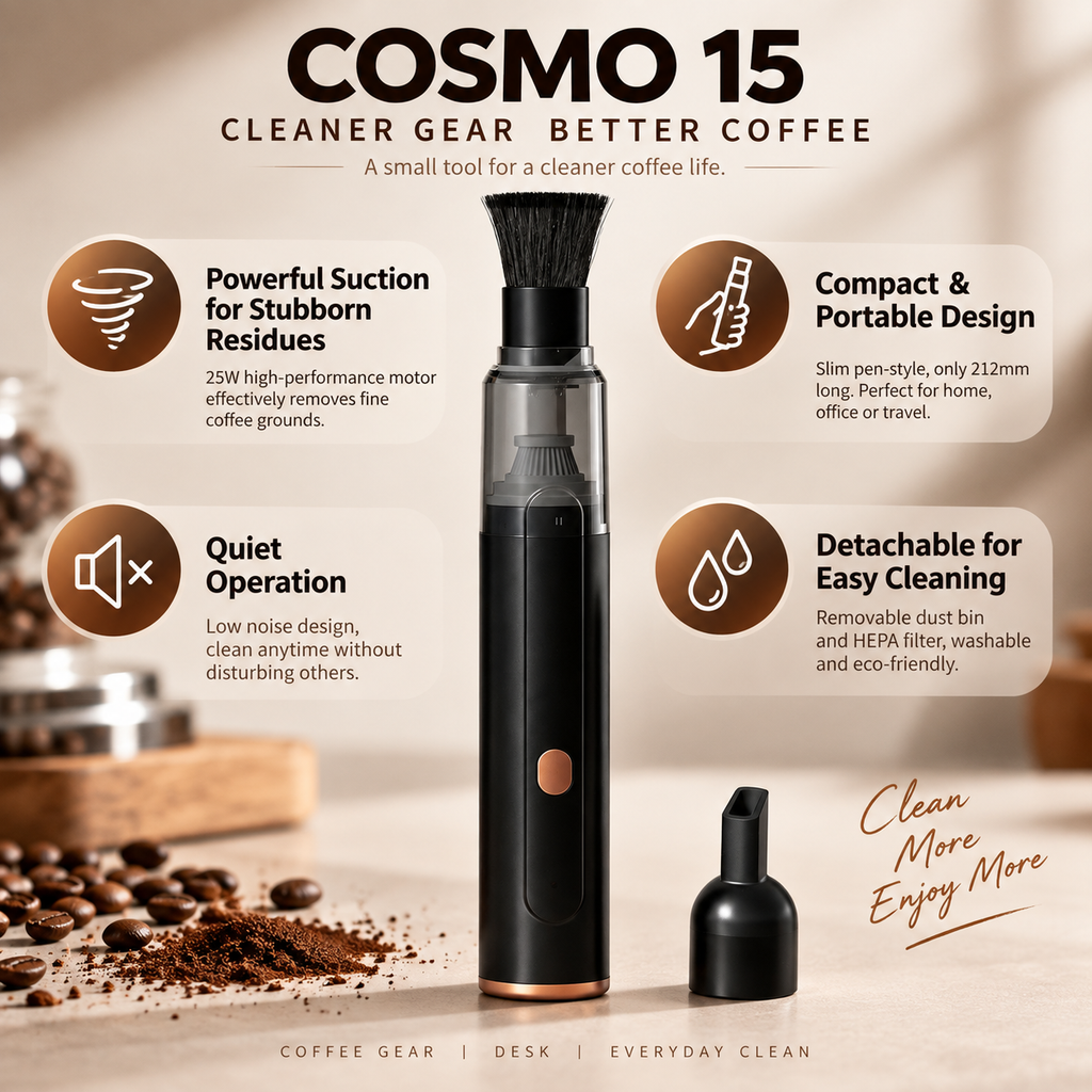 Coffee Grinder Cleaner Mini Vacuum