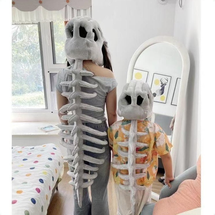 🏆1 Bestselling🏆New Dinosaur Skeleton Headgear Mask Funny Dinosaur Bone Doll Gift