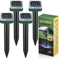 Upgraded 7000ft.🔥Solar Power Ultrasonic Gopher Mice Mole Pest Snake Repellent