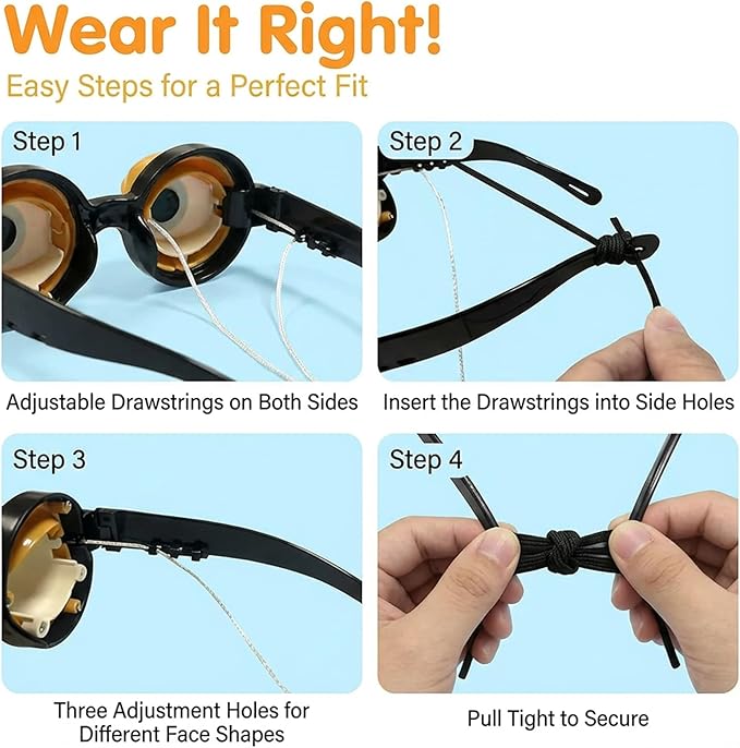 Interactive Winking Mechanism Funny Glasses