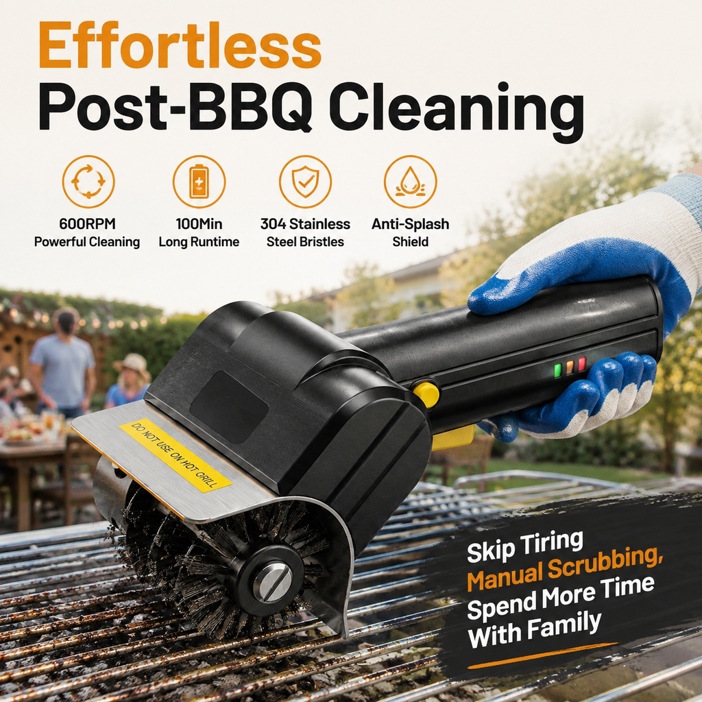 Electric BBQ Grill Brush