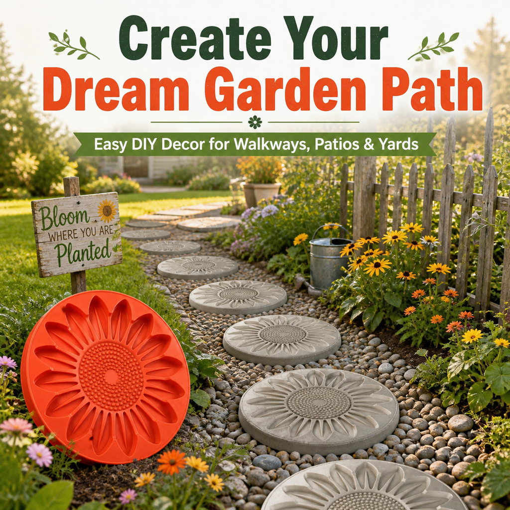 Stepping stone mold