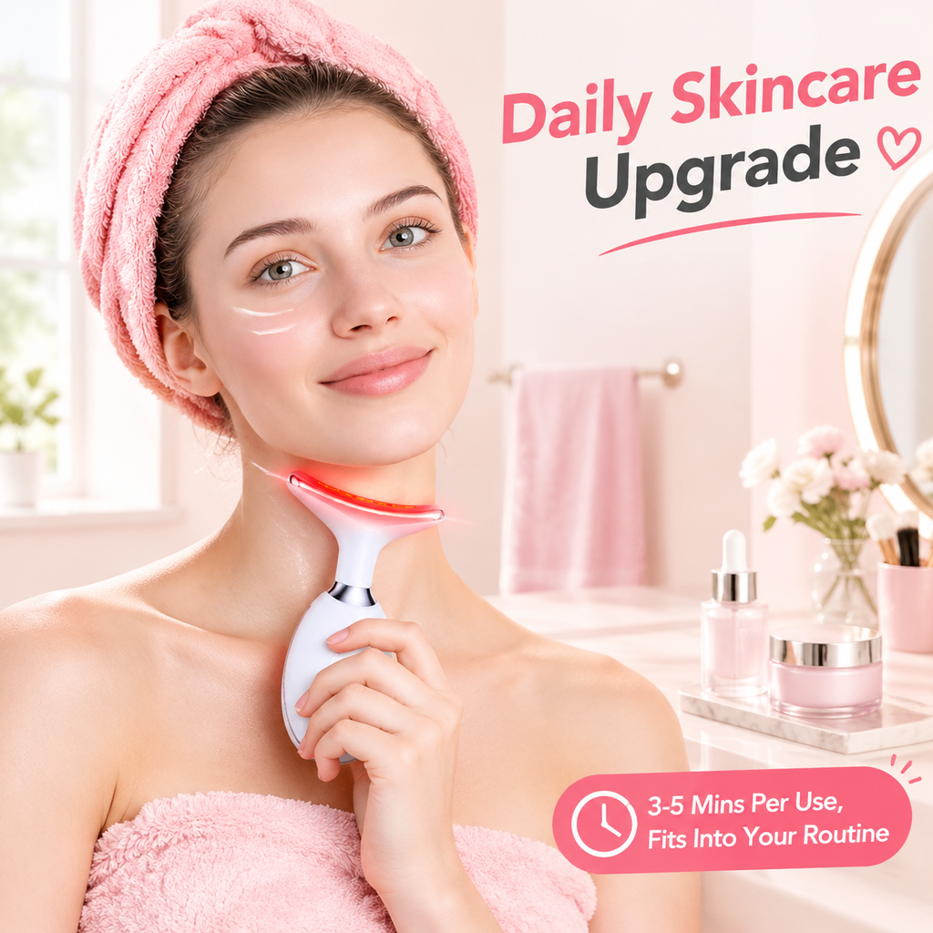 7-Color Light & Red Light Beauty Massage Device