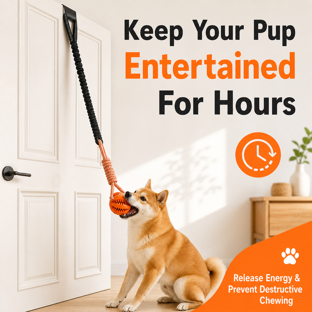 Dog Interactive Tether Tug Rope Toys