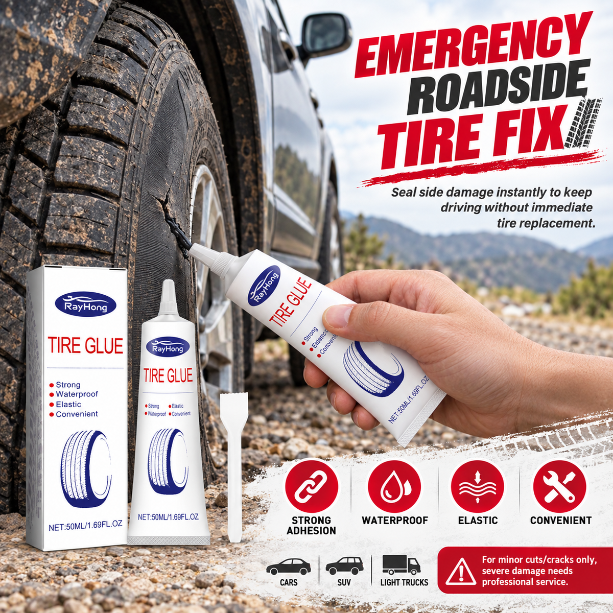Liquid Rubber Tire Repair Sealant